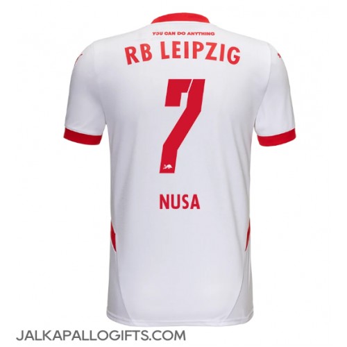 RB Leipzig Antonio Nusa #7 Kotipaita 2024-25 Lyhythihainen